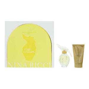 Nina Ricci L'air Du Temps 2 Piece Gift Set: Eau de Toilette 50ml - Body Lotion 75m