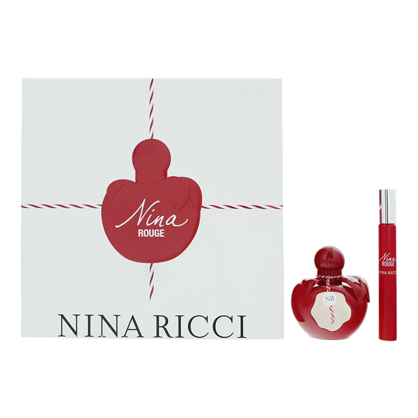 Nina Ricci Nina Rouge 2 Piece Gift Set: Eau de Toilette 50ml - Eau de Toilette 10ml