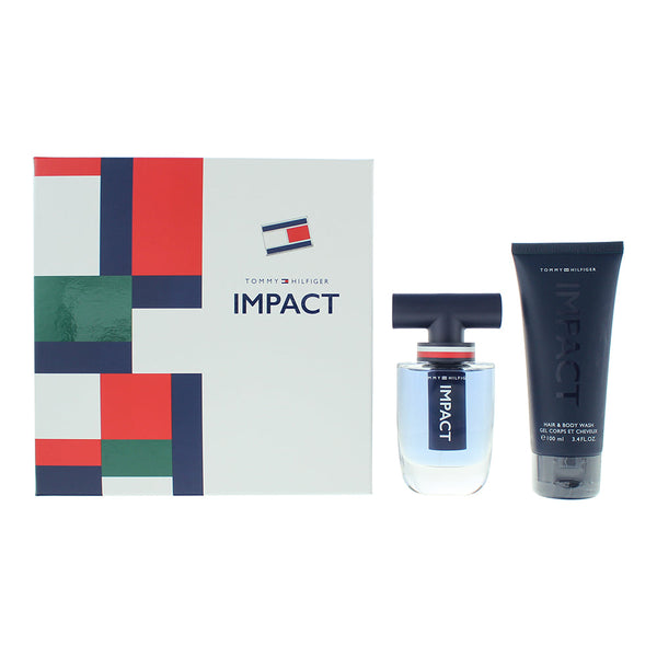 Tommy Hilfiger Impact 2 Piece Gift Set: Eau de Toilette 50ml - Shower Gel 100ml