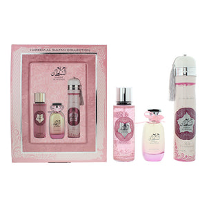 Ard Al Zaafaran Hareem Al Sultan 3 Piece Gift Set: Eau De Parfum 100ml - Perfume Mist 250ml - Air Freshener 300ml
