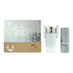 Paco Rabanne Invictus 2 Piece Gift Set: Eau de Toilette 200ml - Deodorant Spray 150ml