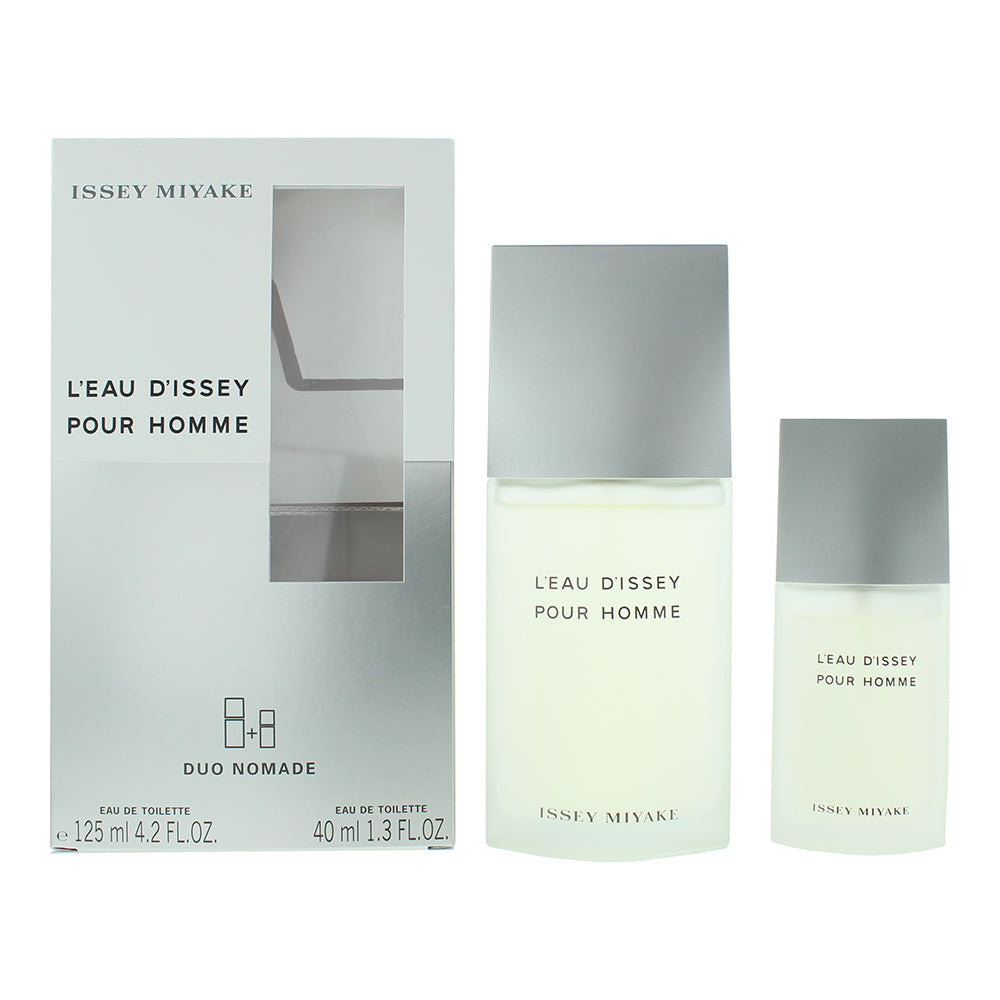 Issey Miyake L'Eau D'issey Pour Homme 2 Piece Gift Set: Eau De Toilette 125ml - Eau De Toilette 40ml