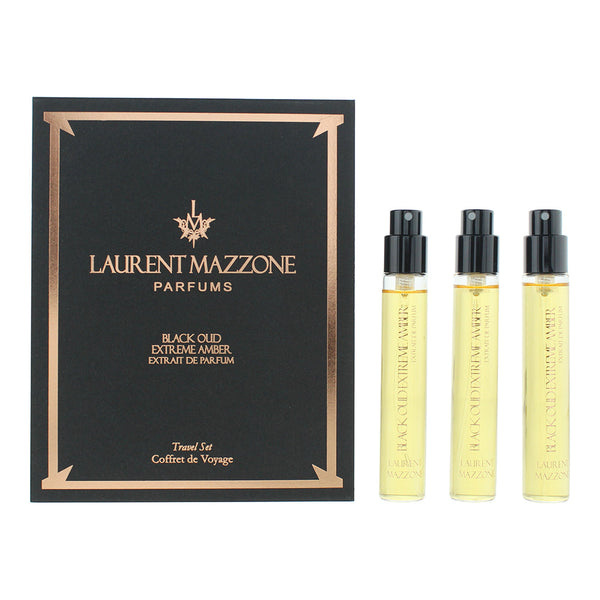 Laurent Mazzone Black Oud Extrem Amber Extrait De Parfum 3 x 15ml