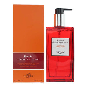 Hermès Eau De Rhubarbe Écarlate Hair And Body Shower Gel 200ml