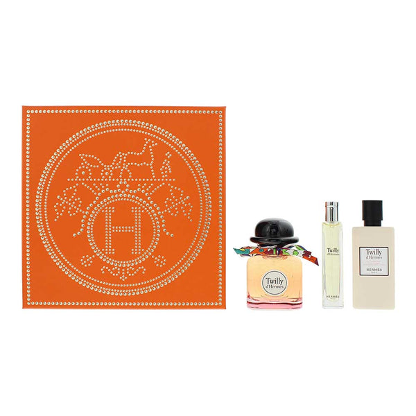 Hermès Twilly D'hermès 3 Piece Gift Set: Eau De Parfum 85ml - Eau De Parfum 15ml - Moisturizing Body Lotion 80ml