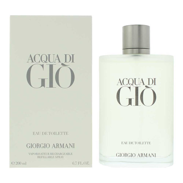 Giorgio Armani Acqua Di Giò Refillable Eau de Toilette 200ml