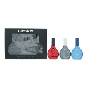 Head Men 3 Piece Gift Set: Attitude Eau de Toilette 50ml - Fire Eau de Toilette 50ml - Motion Eau de Toilette 50ml