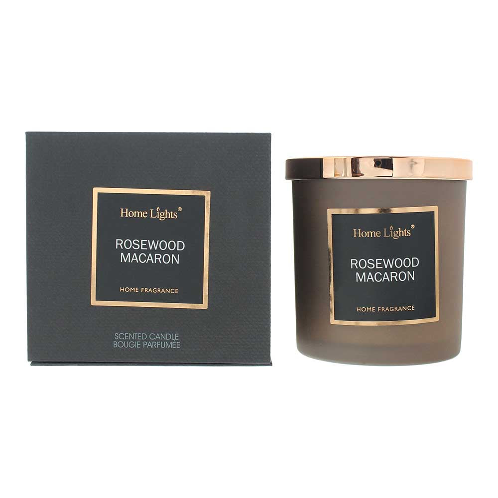 Home Lights Rosewood Macaron Candle 215g