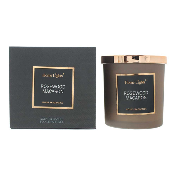 Home Lights Rosewood Macaron Candle 215g