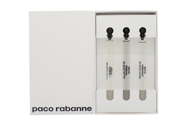 Paco Rabanne Discovery Miniature Gift Set - 3x4ml 1 Million EDT Splash + Invictus EDT Splash + Phantom EDT Splash