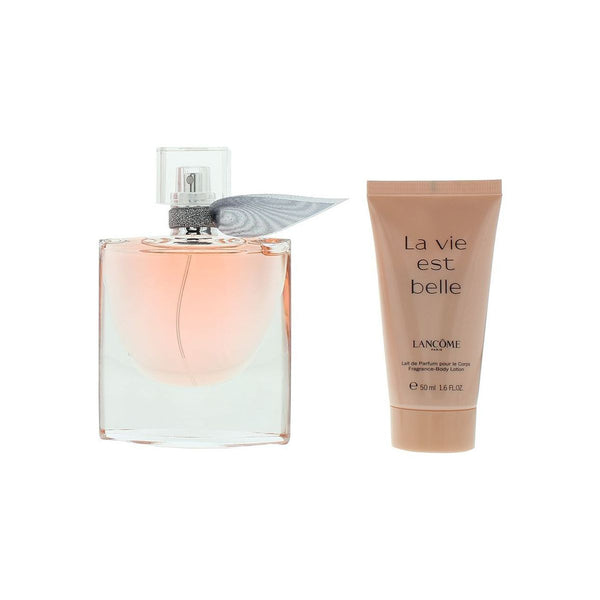 Lancome La Vie Est Belle Set: Edp Spray 50Ml + Bl 50Ml