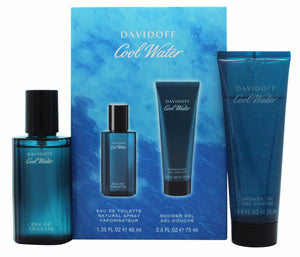 Davidoff Cool Water Gift Set 40ml EDT + 75ml Shower Gel