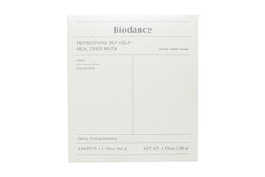 Biodance Refreshing Sea Kelp Real Deep Mask - 4 x 34g