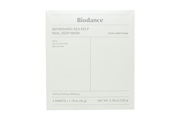 Biodance Refreshing Sea Kelp Real Deep Mask - 4 x 34g