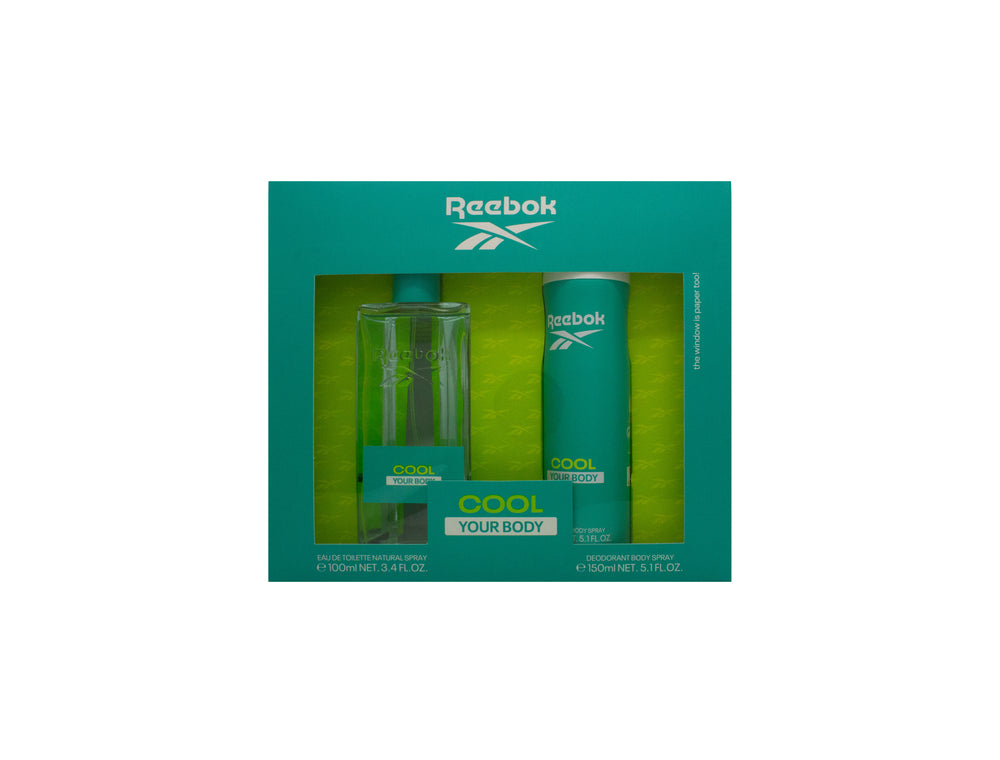 Reebok Cool Your Body Women Gift Set 100ml EDT + 150ml Body Spray