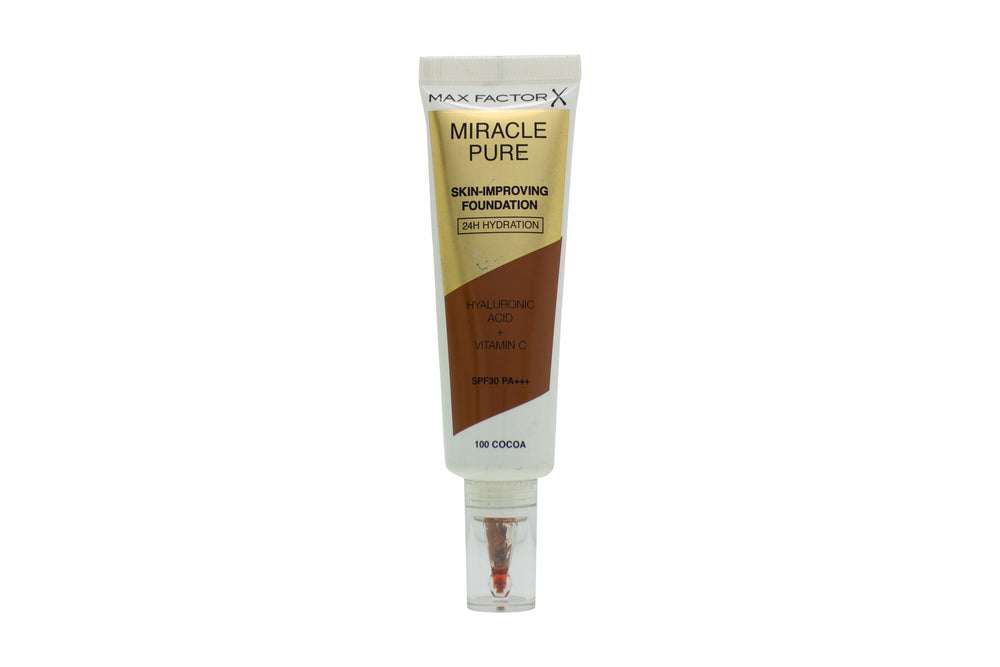 Max Factor Miracle Pure Skin-Improving Foundation SPF30 30m - 100 Cocoa