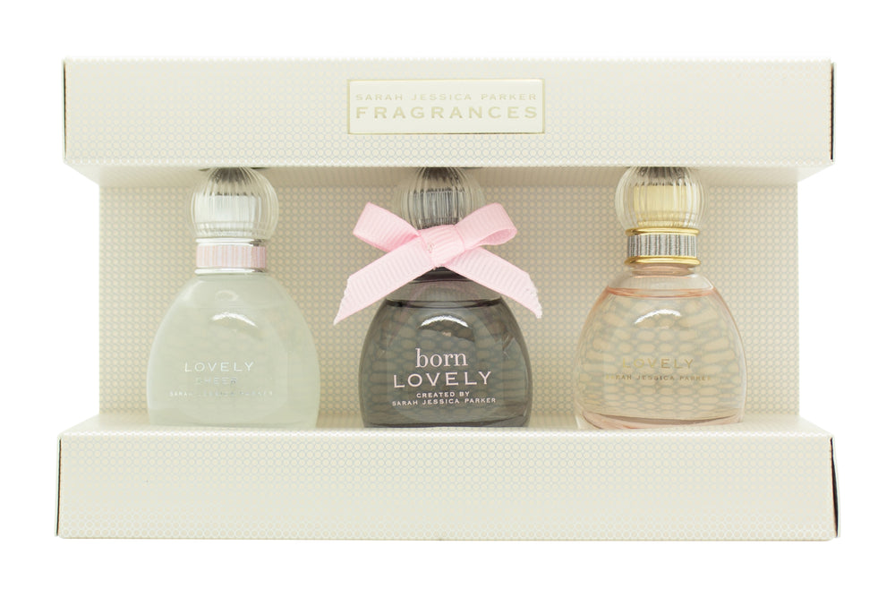 Sarah Jessica Parker Lovely Gift Set 10ml Lovely Sheer EDP + 10ml Born Lovely EDP + 10ml Lovely EDP