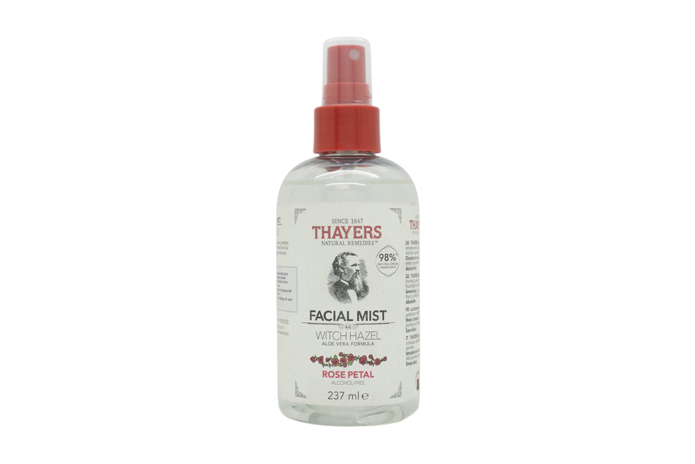Thayers Witch Hazel Aloe Vera Formula Facial Mist 237ml - Rose Petal/Alcohol Free