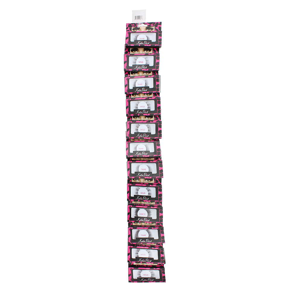 Katie Price 12 x Clip Strip False Eyelashes