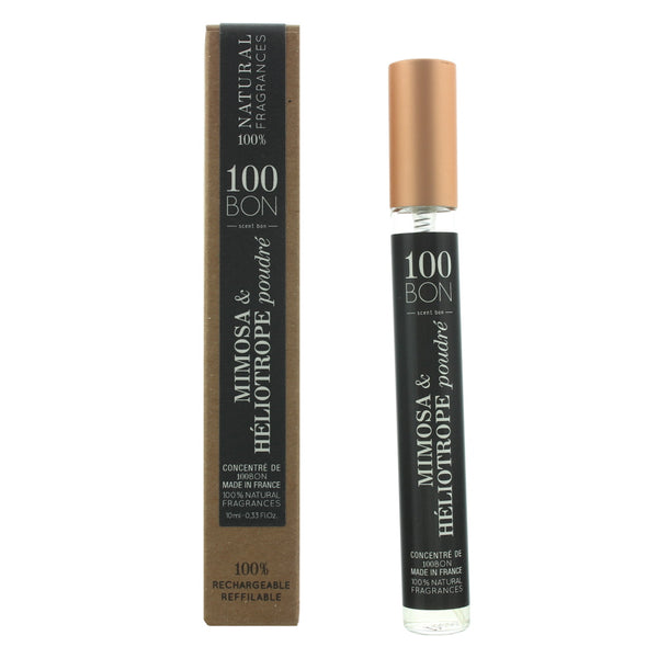 100 Bon Mimosa Héliotrope Poudré Concentré Refillable Eau De Parfum 10ml
