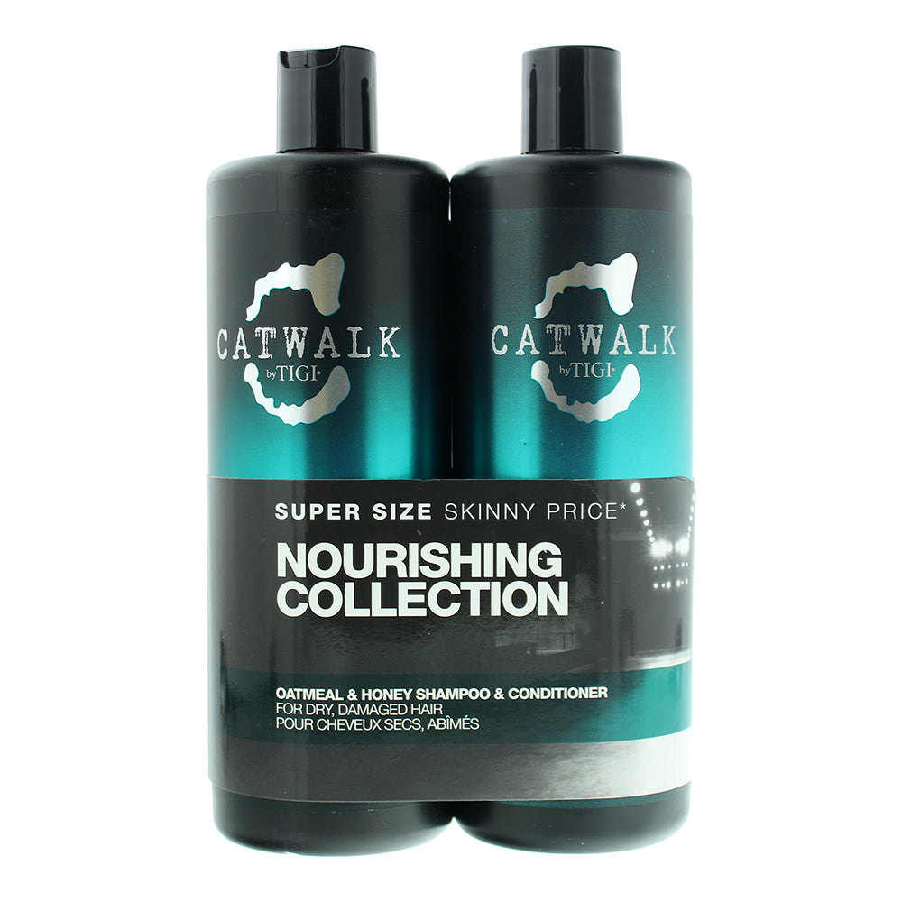 Tigi Catwalk Oatmeal And Honey Duo Pack Shampoo Conditioner 750ml