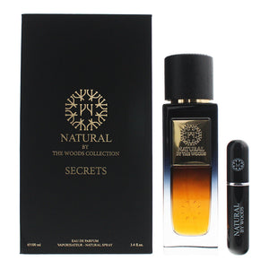 Natural by The Woods Collection Secrets 2 Piece Set Eau de Parfum 100ml Travel Atomiser