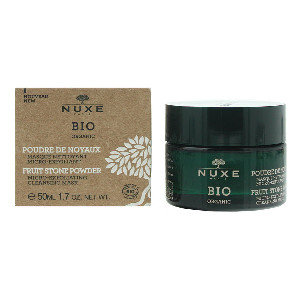 Nuxe Bio Organic Fruit Stone Powder Micro-Exfoliating Cleansers 50ml