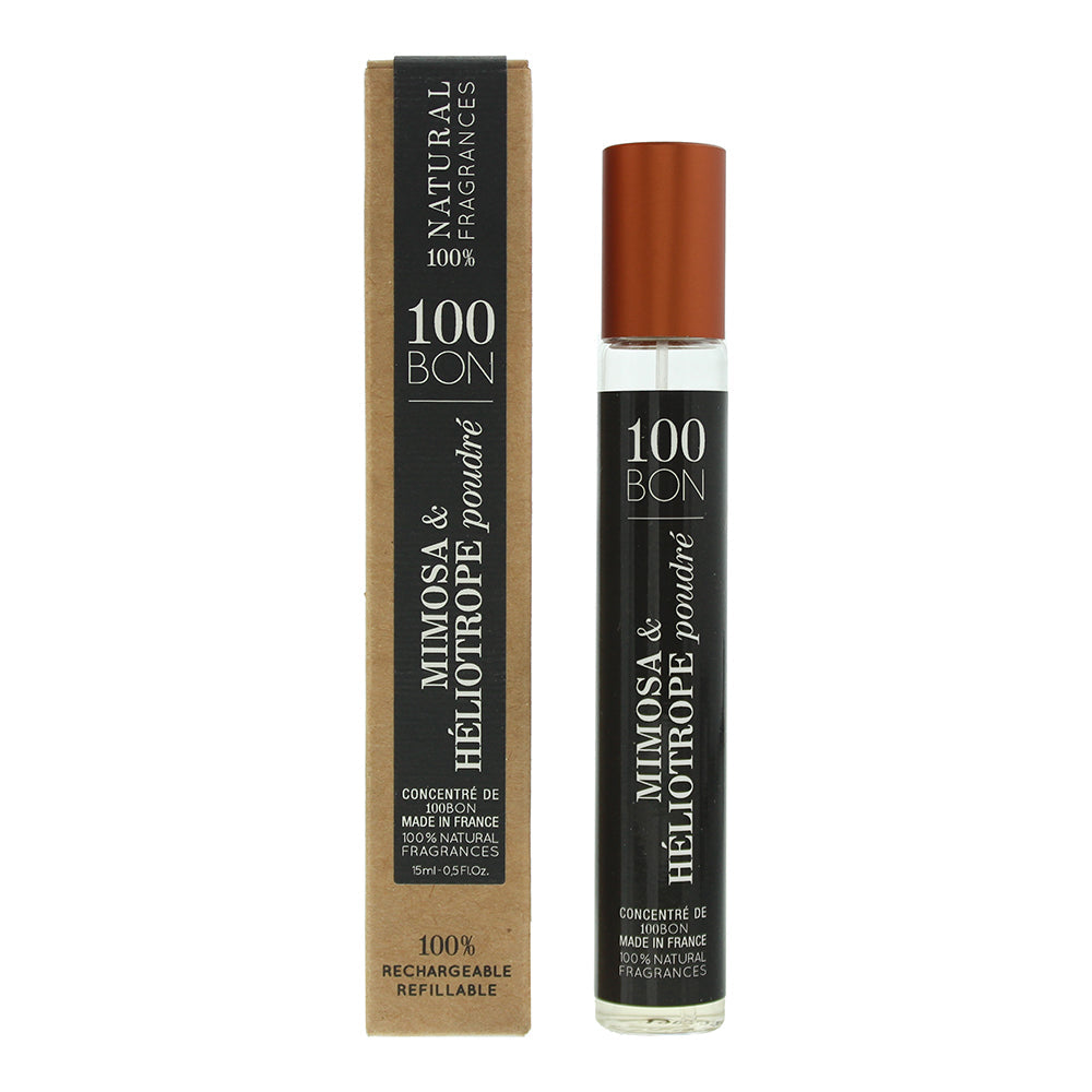 100 Bon Mimosa Heliotrope Poudre Refillable Eau De Parfum 15ml