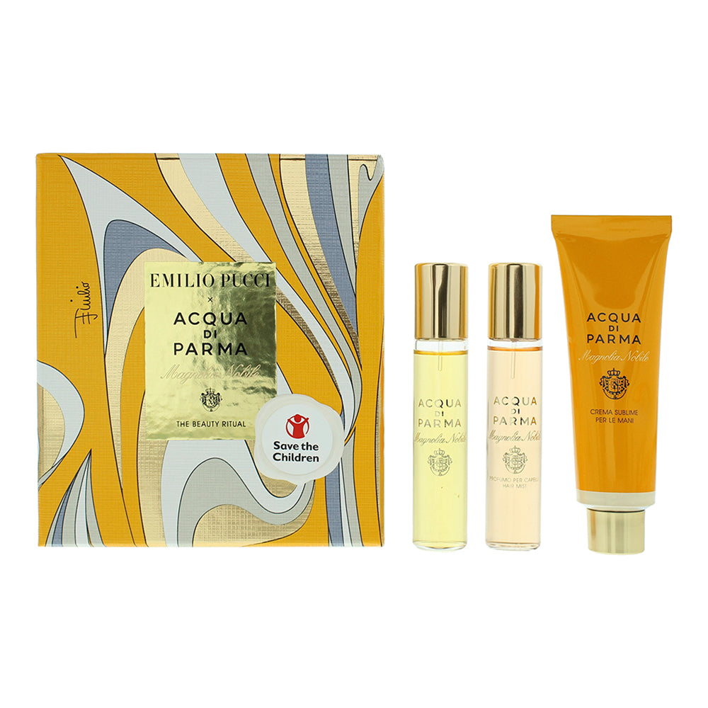 Acqua Di Parma Magnolia Nobile 3 Piece Gift Set: Eau De Parfum 12ml - Hair Mist