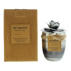 Bali Mantra Camellia Glass Silver Redcurrant Candle 500G