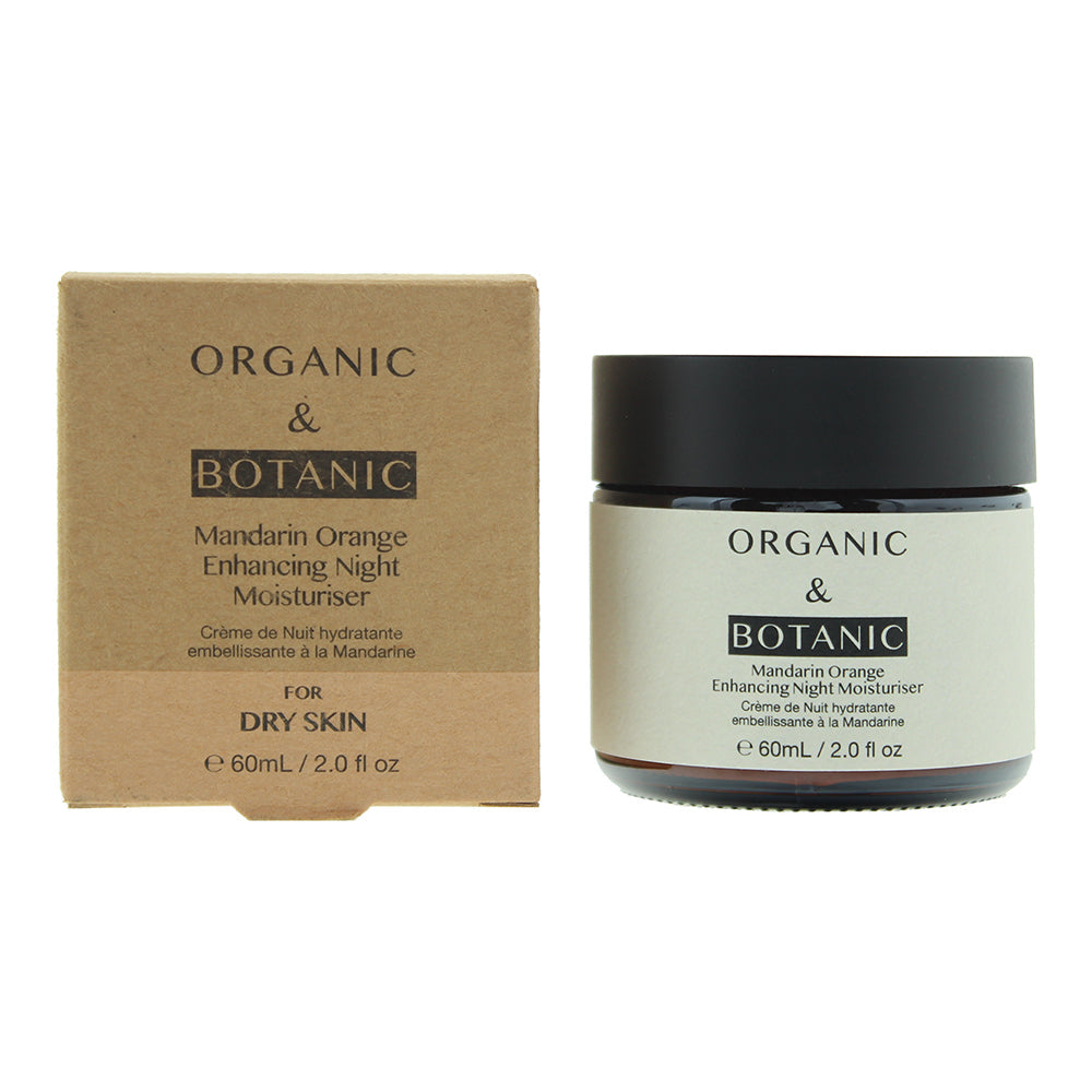 Organic Botanic Mandarin Orange Enhancing Night Moisturiser 60ml