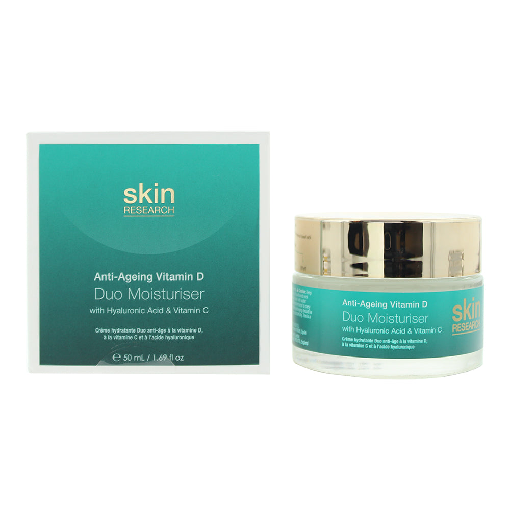 Skin Research Anti-Ageing Vitamin D With Hyaluronic Acid Vitamin C Duo Moisturiser
