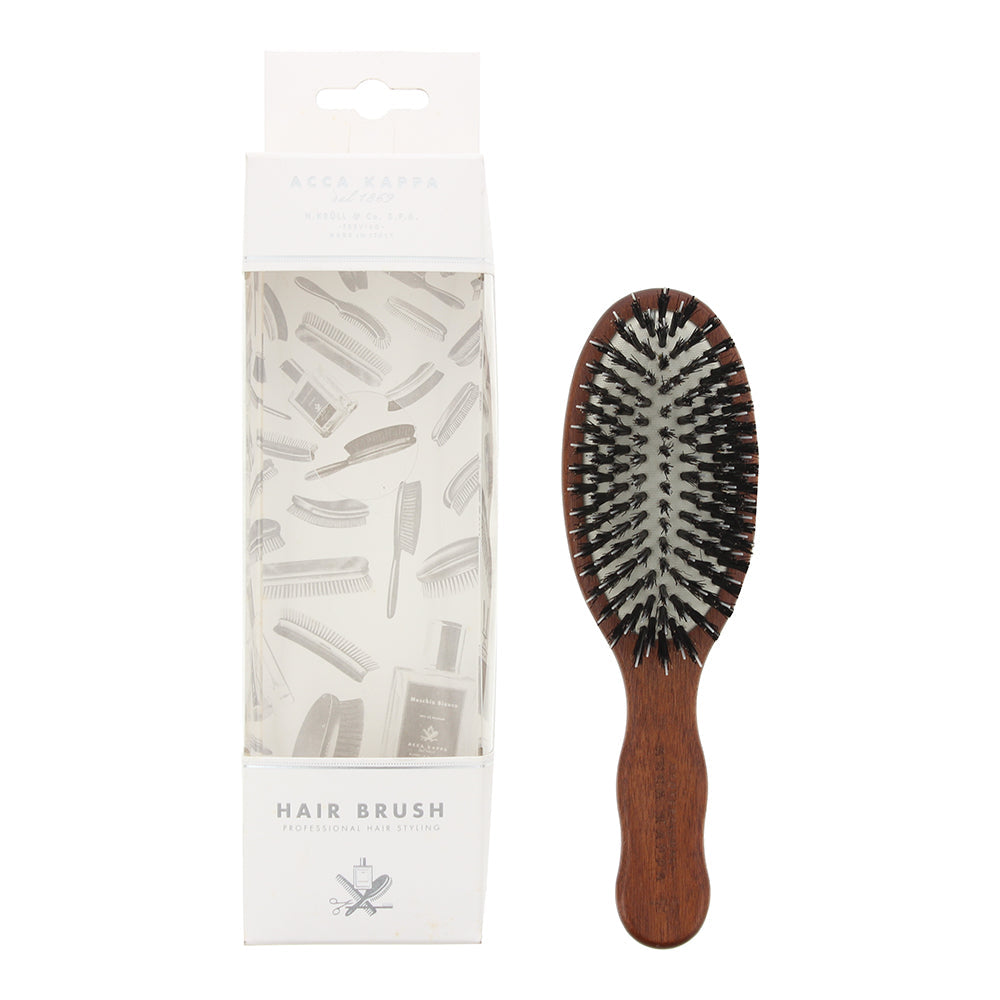 Acca Kappa Kotibž Wood Oval Mini Hair Brush