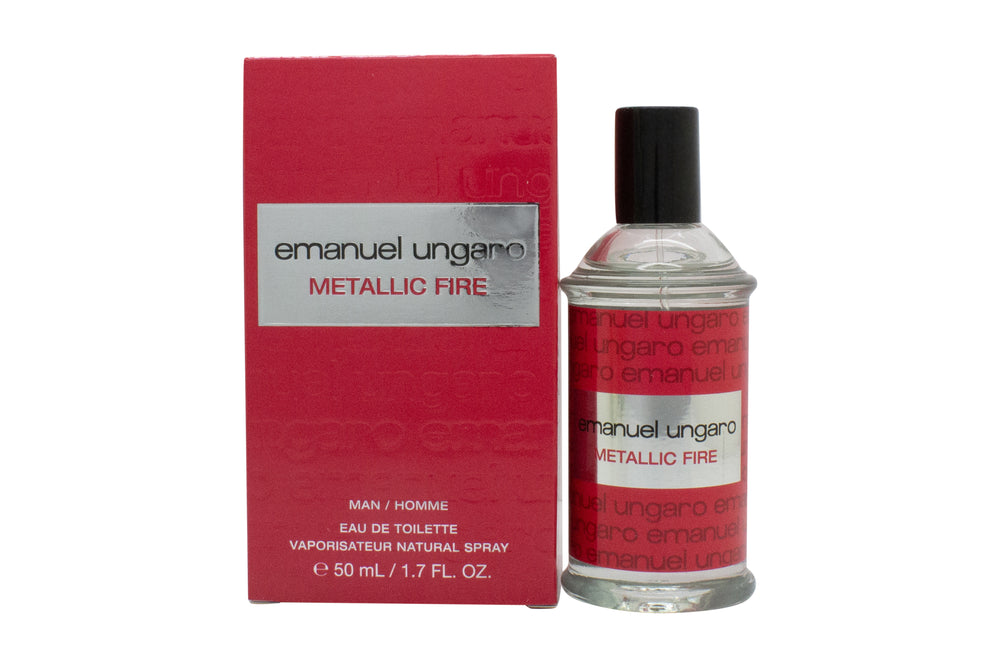 Emanuel Ungaro Metallic Fire Men Eau de Toilette 50ml Spray
