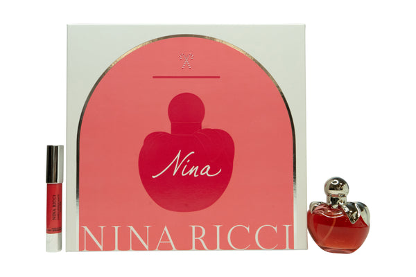 Nina Ricci Nina Gift Set 50ml EDT + 2.5g Its Lipstick - Iconic Pink