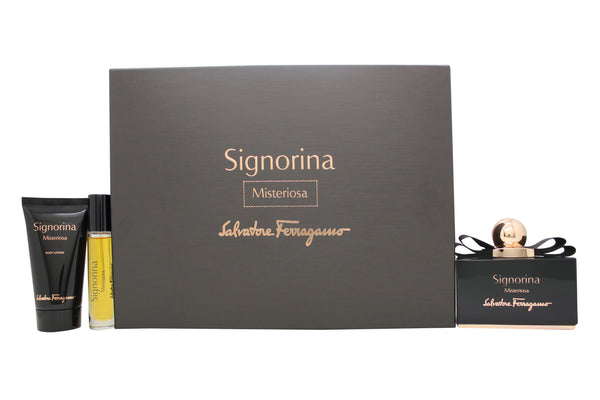 Salvatore Ferragamo Signorina Misteriosa Gift Set 100ml EDP + 50ml Body Lotion + 10ml EDP