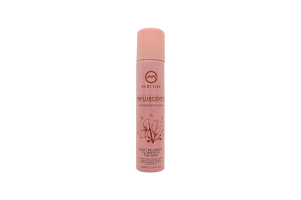 Oh My Glam Influscents Body Spray 100ml - Don't Be Creedy: Flowers In The Wind