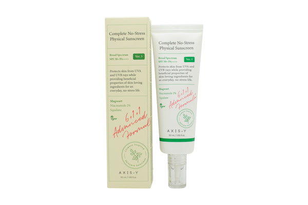 AXIS-Y Complete No-Stress Physical Sunscreen SPF50+ 50ml