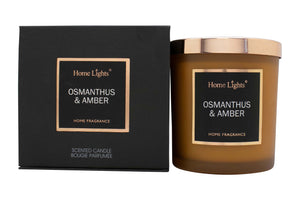 Home Lights Osmanthus & Amber Scented Candle 215g
