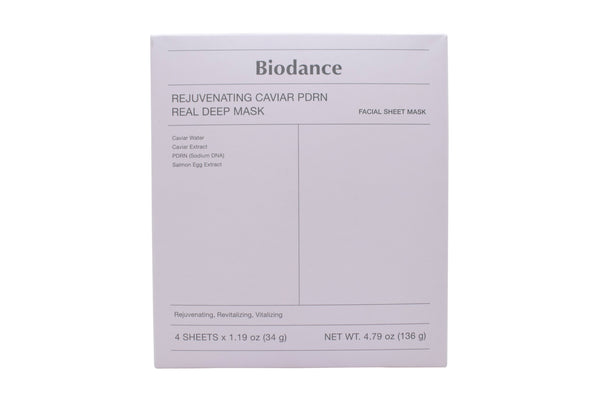 Biodance Rejuvenating Caviar PDRN Real Deep Mask Sheets - 4 x 34g
