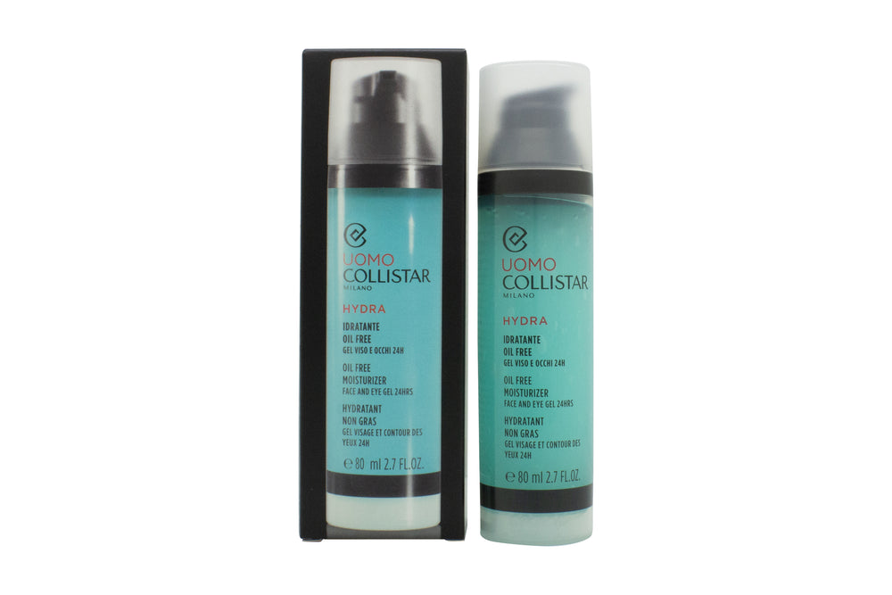 Collistar Uomo Face & Eye Gel 24HRS Oil Free Moisturizer 80ml