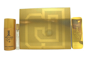 Paco Rabanne 1 Million Gift Set 100ml EDT + 150ml Deodorant Spray + 10ml EDT