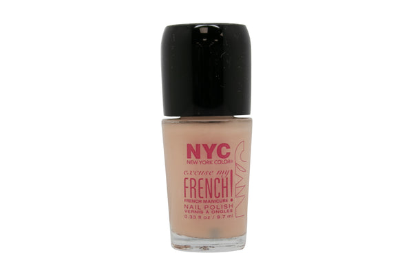 NYC New York Color Excuse My French Nail Polish 9.7ml -Strawberry Cream