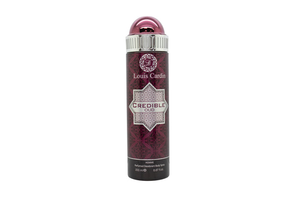 Louis Cardin Credible Oud Perfumed Deodorant Body Spray 200ml