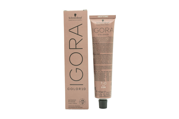Schwarzkopf Igora Color 10 Permanent Hair Colour Cream 60ml - 7-0 Medium Blonde