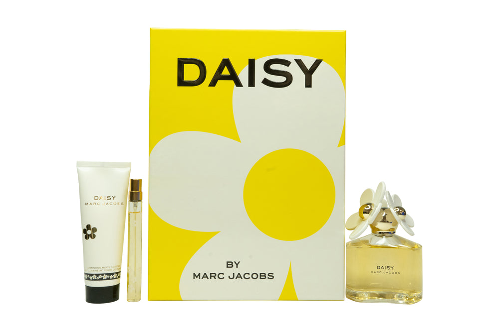 Marc Jacobs Daisy Gift Set 100ml EDT + 75ml Body Lotion + 10ml EDT