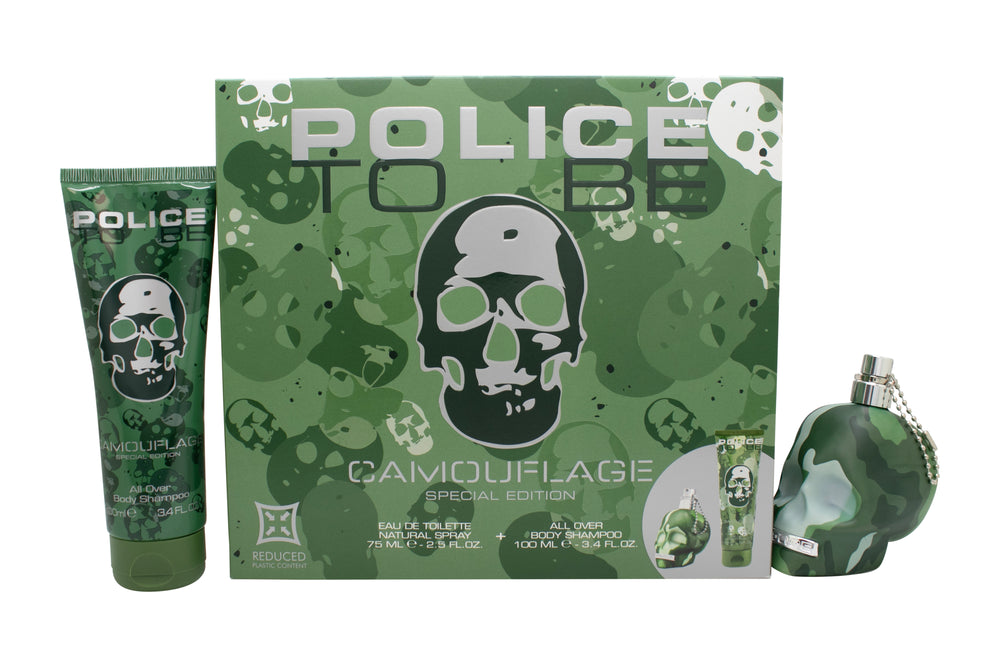 Police To Be Camouflage Gift Set 75ml EDT + 100ml Shower Gel