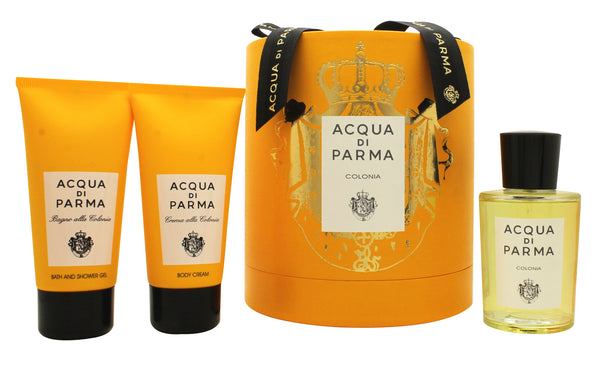 Acqua di Parma Colonia Gift Set 100ml EDC + 75ml Shower Gel + 75ml Body Cream