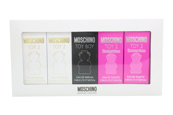 Moschino Toy Miniature Gift Set 2 x 5ml Toy 2 EDP + 5ml Toy Boy EDP + 2 x 5ml Toy 2 Bubble Gum