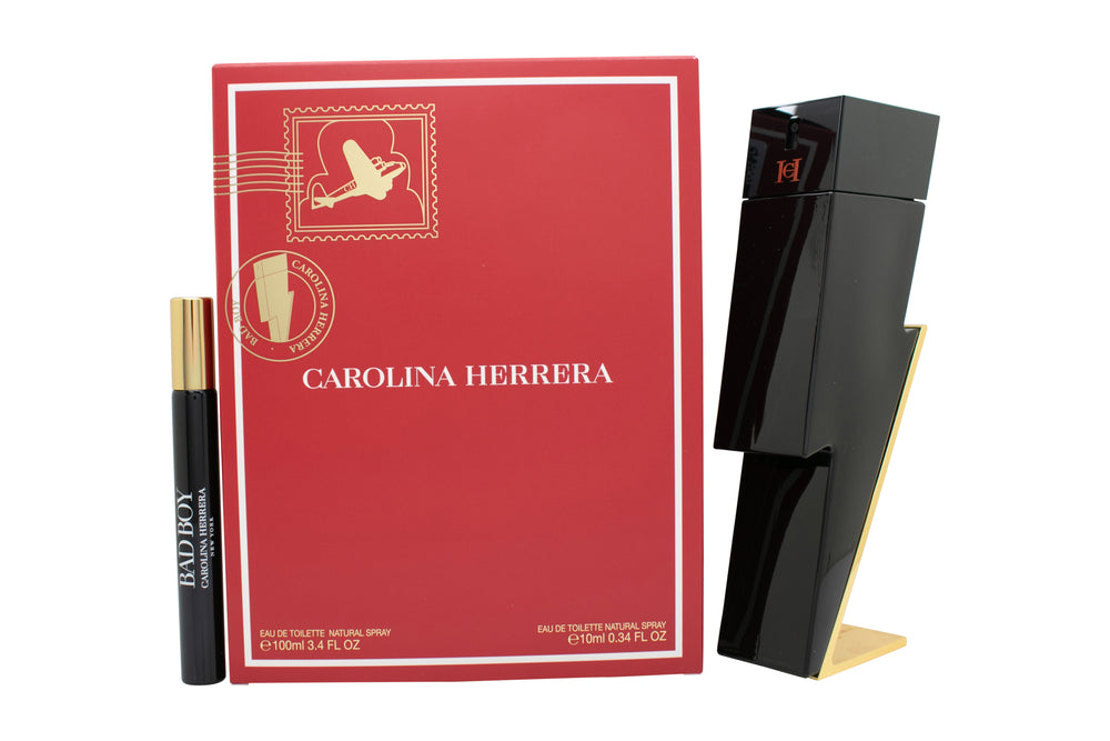 Carolina Herrera Bad Boy Gift Set 100ml EDT + 10ml EDT
